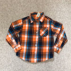 Plaid long sleeve shirt
